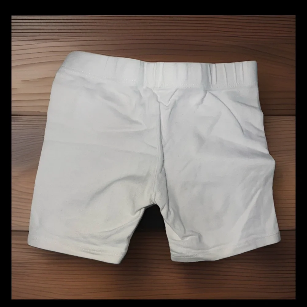 Faded Glory XS(4/5) Kids White Bike Shorts
